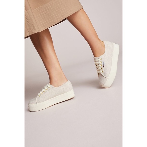 NWT SUPERGA PLATFORM SNEAKERS - Picture 4 of 4